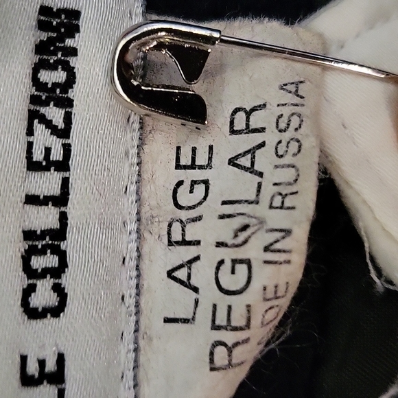 BOSA LE COLLEZIONI Boiled Wool Peacoat 10 Button Blue Vintage MADE IN RUSSIA - Picture 7 of 10